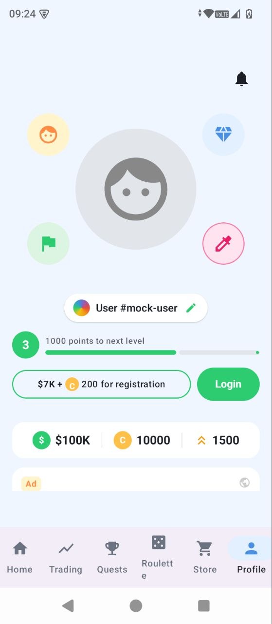 CoinPilot App Panda assistant overlay explaining a stop-loss action